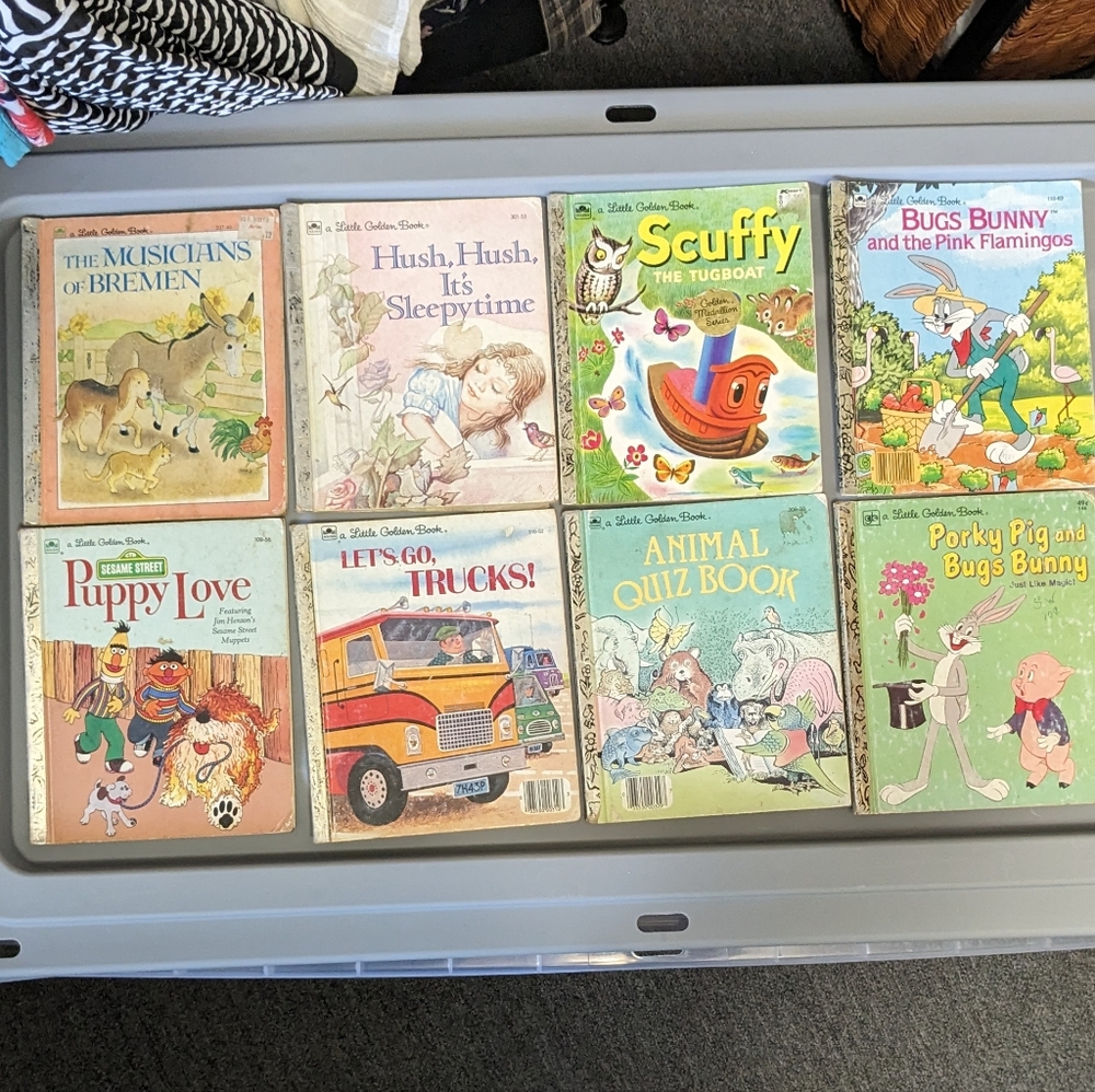 8 Little golden book bundle